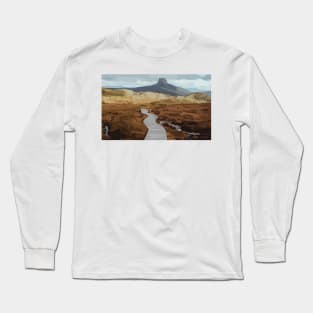 Overland Track Digital Painting Long Sleeve T-Shirt